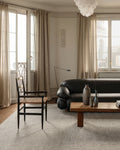 سجادة يدوية من سلسلة Puralana مصنوعة من صوف طبيعي 100% وقطن لغرفة المعيشة وغرفة النوم على الطراز الإسكندنافي GRY