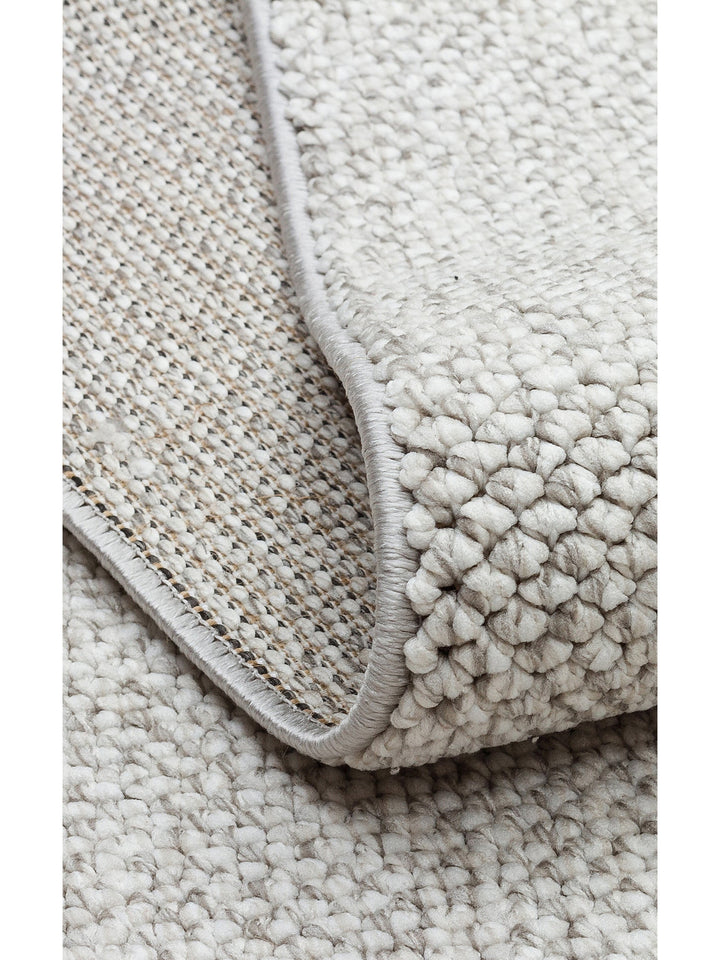 İskandinav Serisi Hasır Dokuma Oturma Odası Koridor Antre Mutfak Modern Halı PLAIN GREY - Carpetdocia