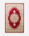 Tapis de salon spécial scintillant à motif classique tissé serré de haute qualité série Topkapı 05 RED