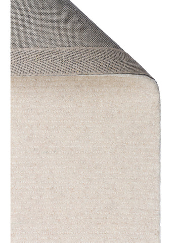 Vienna Series Wool and Cotton Blend Handwoven Rug IVORY