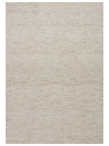 Vienna Series Wool and Cotton Blend Handwoven Rug LIGHT NATURAL