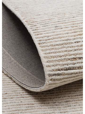 Vienna Series Wool and Cotton Blend Handwoven Rug SILVER