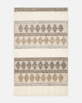 Woolstar %100 natürliche Kaschmir gemusterter Wohnzimmer Flur Eingangsbereich handgewebter gestrickter Teppich JD 01 GREY